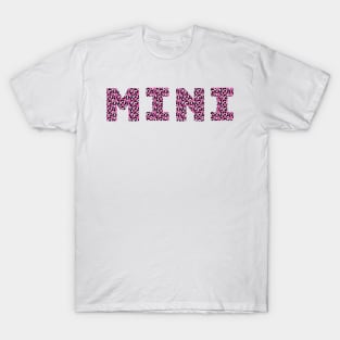 Mini design in pink cheetah T-Shirt